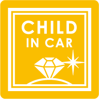 ԂĂ܂ACHILD IN CARXebJ[ABABY IN CAR XebJ[A_CAh